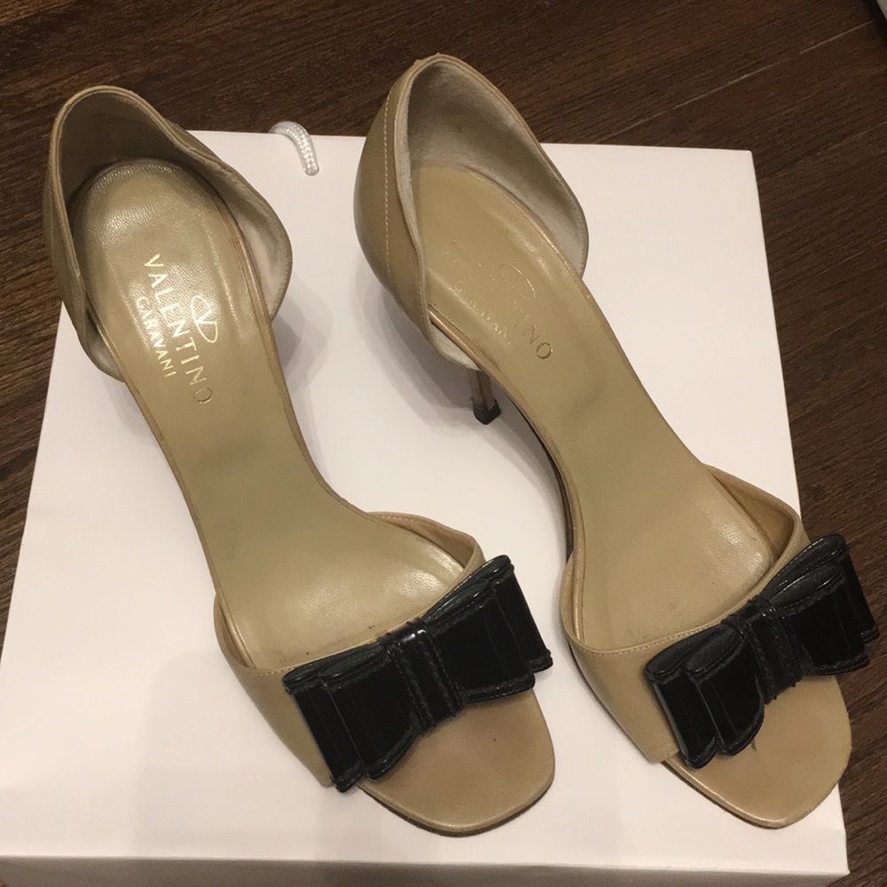 Valentino sandals with heel, size 39.5 US size 9.5